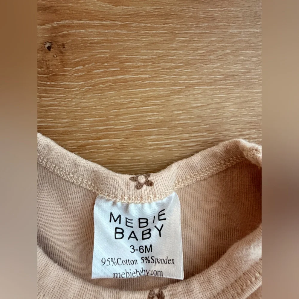 Mebie Baby Floral Neutral Kids Outfit